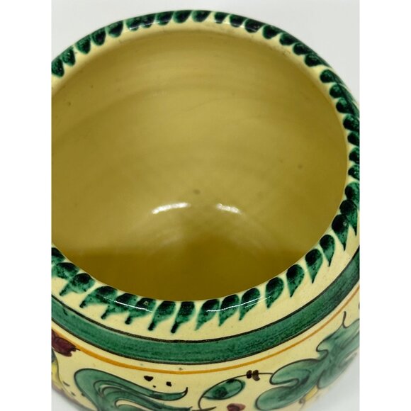 VTG Hand Painted Ceramic Mug Folk Art Multicolor Swirl Handle 3.5"x3.75" Decor - Picture 5 of 8